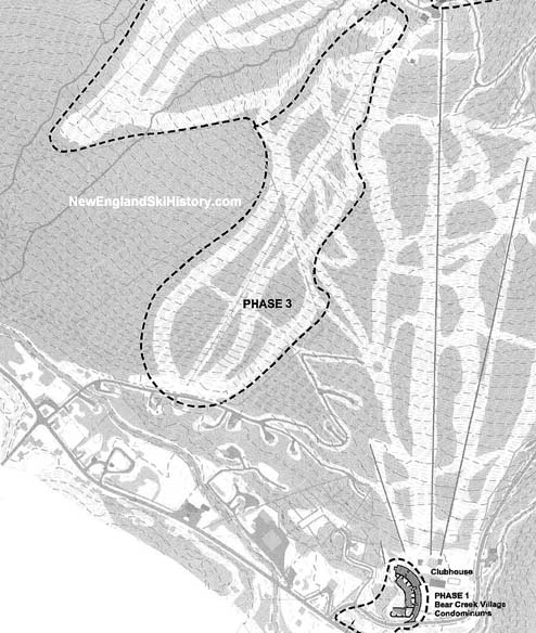 A Bear Creek Dead End Road proposal map