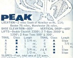 1967-68 Pats Peak Trail Map