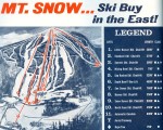 1967-68 Mount Snow Trail Map