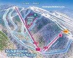 2004-05 Mount Snow Sunbrook trail map