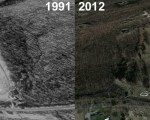 Woodbury Aerial Imagery, 1991 vs. 2012
