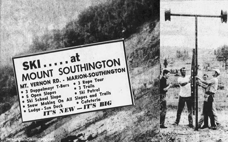 Opening work for Mt. Southington (1964)
