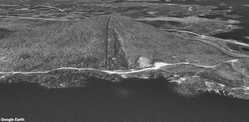 1997 aerial imagery of Black Cat Mountain