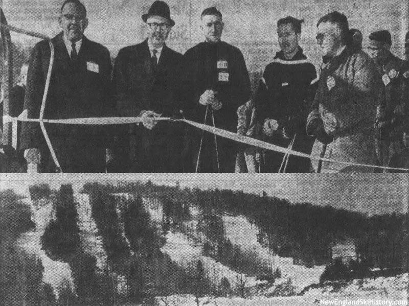 Dedication of the chairlift (February 17, 1967)