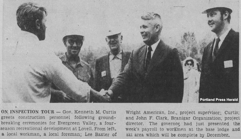 Governor Curtis at Evergreen Valley (July 2, 1970)