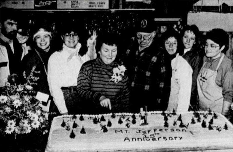 Mt. Jefferson's 25th anniversary in February 1990