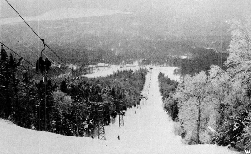 The Rangeley Double Chair in the late 1960s or early 1970s