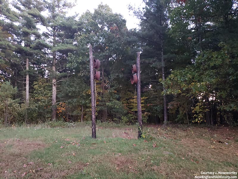 Former rope tow poles (2018)