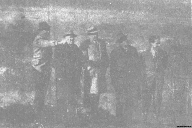 Hans Schneider (left) providing direction (1949)