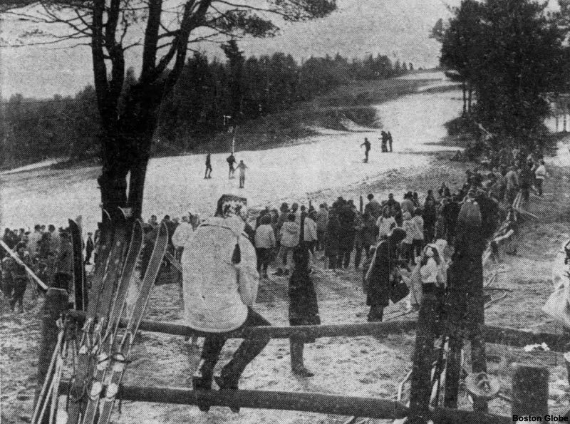 Boston Globe Ski Clinic at Boston Hill (December 1965)