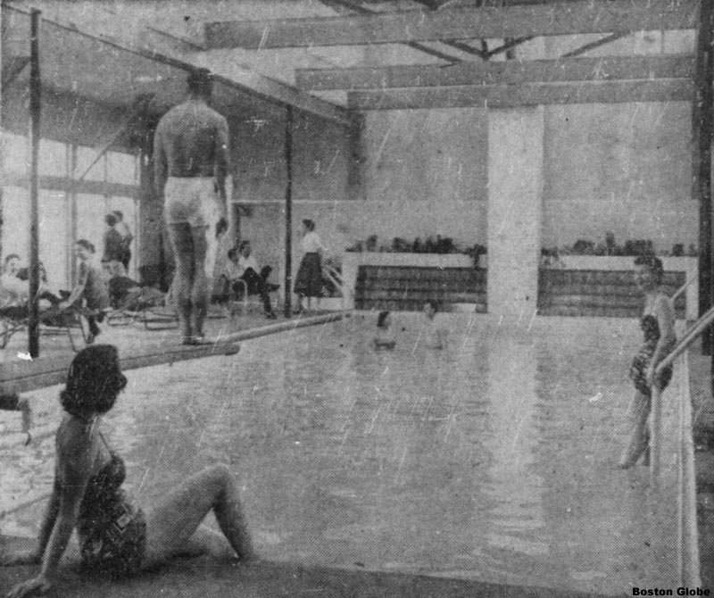 Eastover Resort's new indoor pool (1955)
