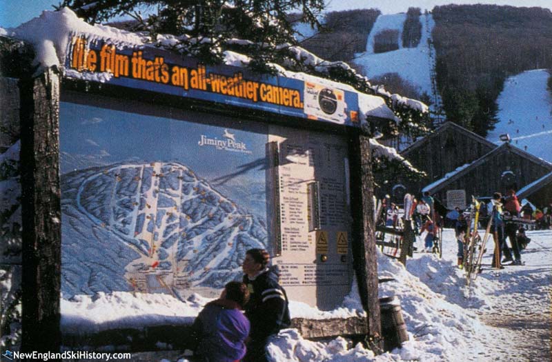 The Jiminy Peak base area in the 1990s