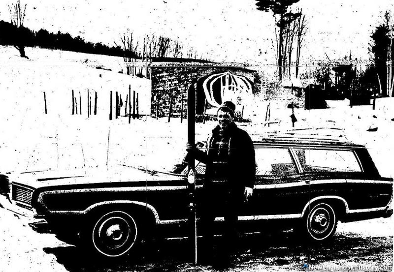 William Sweeney (of Sweeney Ford) at the Mt. Mohawk base area in 1968