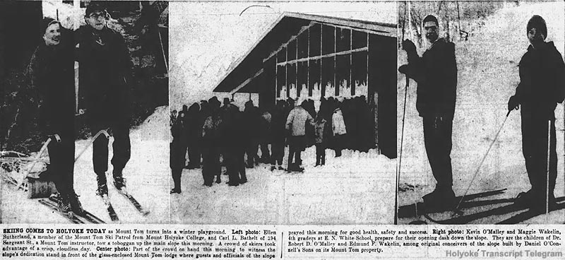 Opening day at Mt. Tom (December 17, 1960)