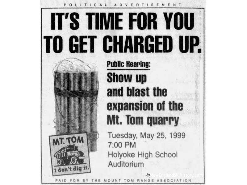 A 1999 anti-quarry advertisement