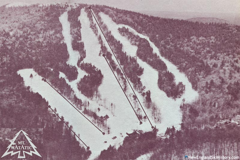 The Mt. Watatic layout of the late 1960s