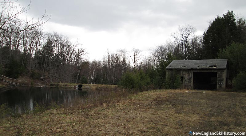 The former snowmaking pond (2014)