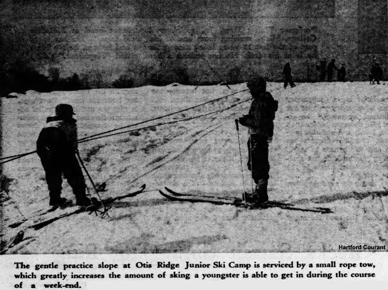 The original Otis Ridge Ski Camp area (1949)