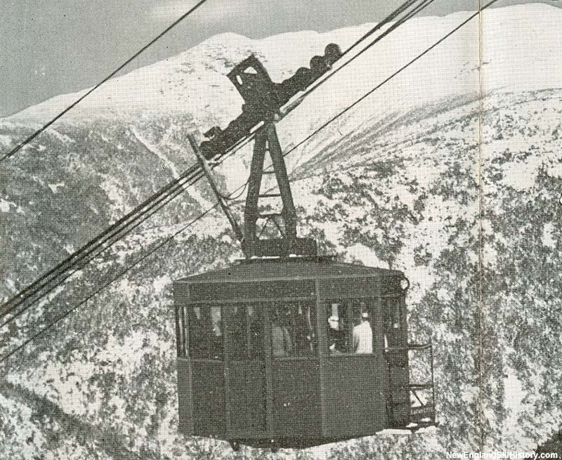 The upper mountain Alpine Lift circa the 1940s or 1950s