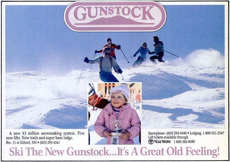 A 1987 Gunstock advertisement