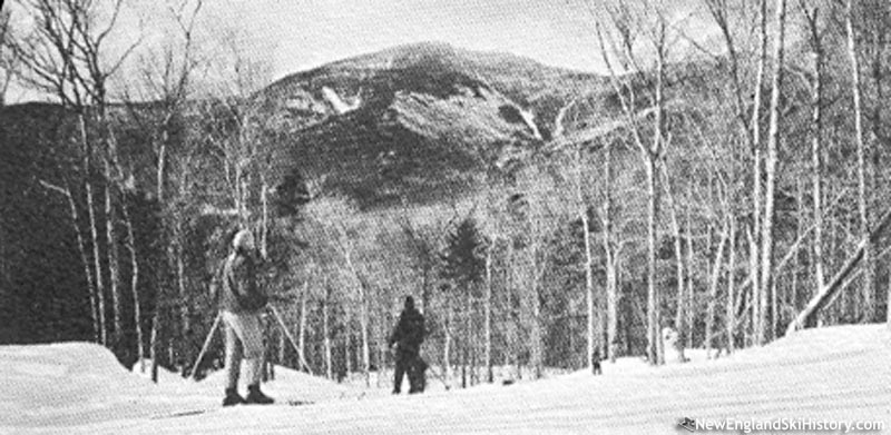 The Waterville Inn ski area during the late 1950s or early 1960s