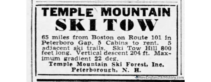A 1937 Temple Mountain advertisement