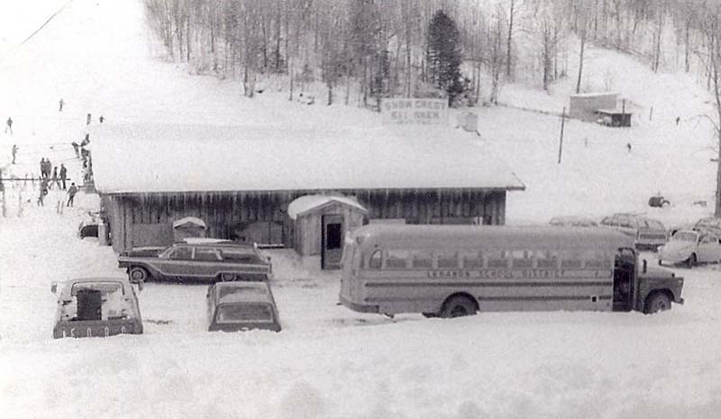 The base area during the Snow Crest days
