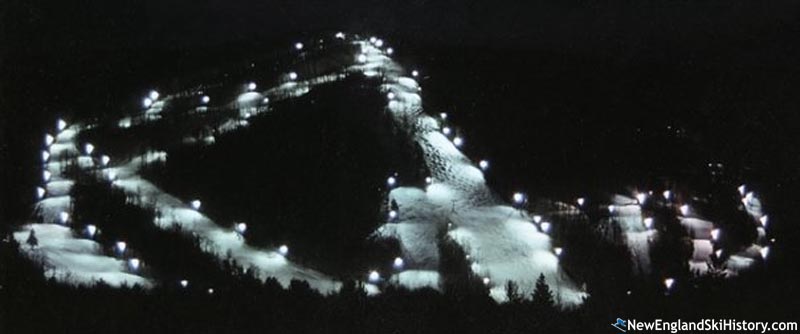 1990s night skiing at Whaleback