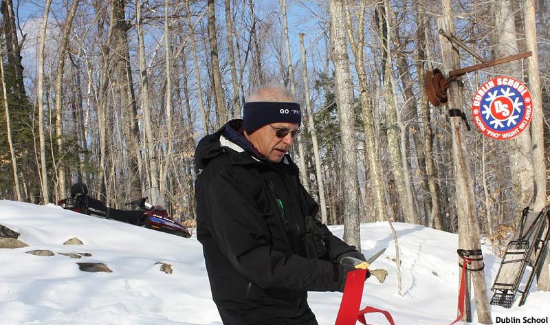 The ribbon cutting at Norm Pro Wight Ski Slope on January 16, 2011