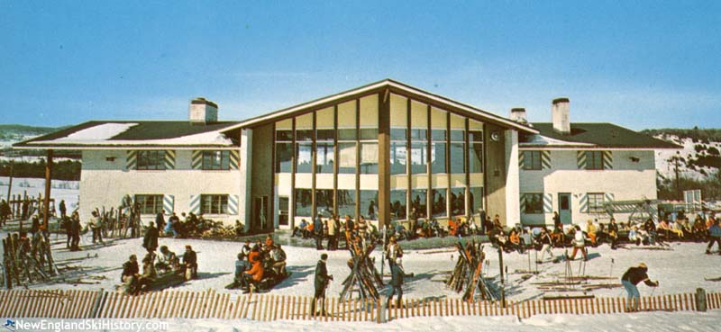 The base lodge circa the 1960s