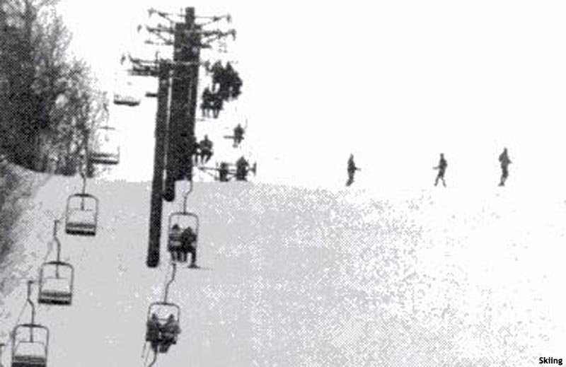 Carinthia double chairlift circa 1984