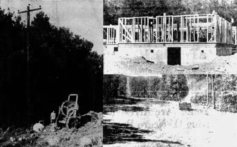 Construction of Glen Ellen (1963)