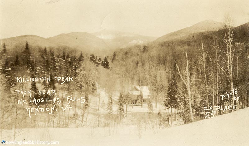 An early photo of Killington Peak