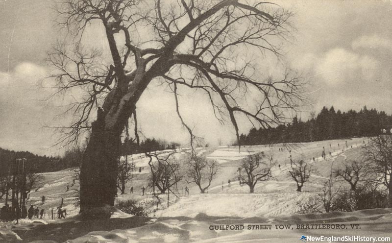 The Brattleboro Ski Hill when it was known as the Guilford Street Tow
