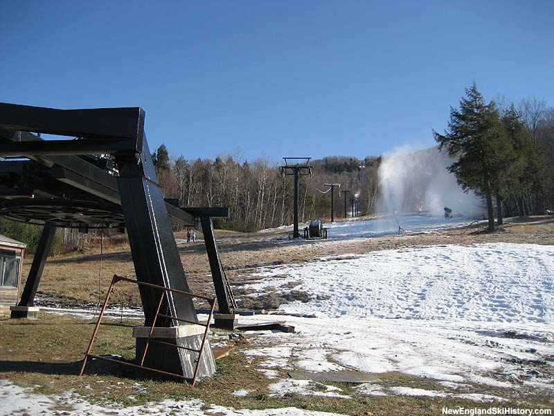 The partially installed Green Chair (2010)