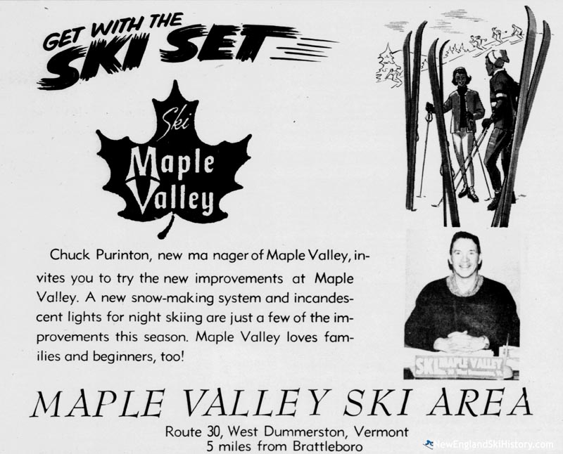 A 1966 Maple Valley advertisement