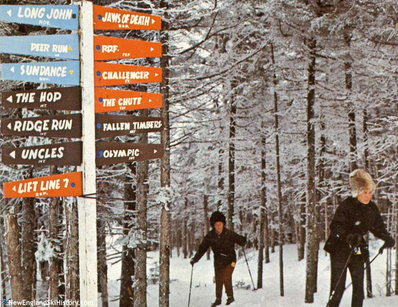 The Mount Snow summit circa the 1960s