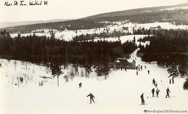 Alex Drysdale's ski area circa March 1940
