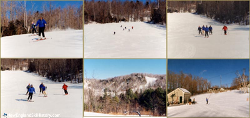 Skiing at Twin Farms circa the early 2000s