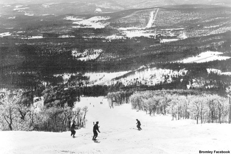 Manchester Snow Bowl as seen from Bromley circa the 1950s or 1960s