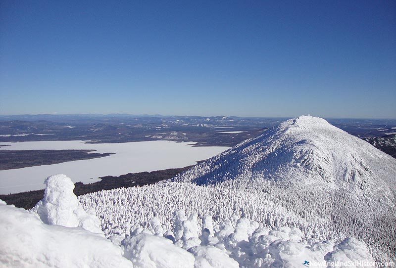 Avery Peak and northern slope as seen from West Peak (January 2010)
