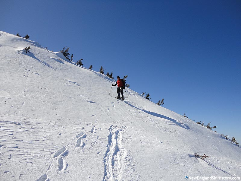 Northern slope of West Peak (March 2011)