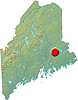 Passadumkeag Mountain location map