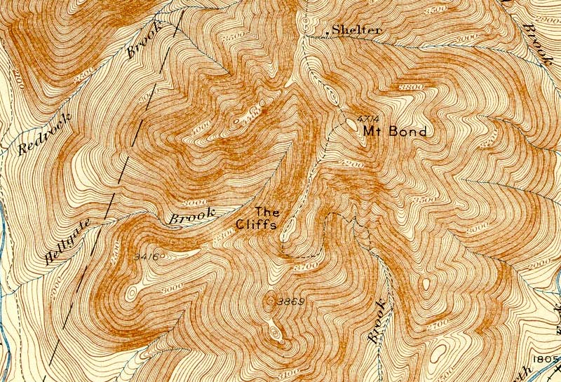 1932 USGS Topographic Map of Mt. Bond