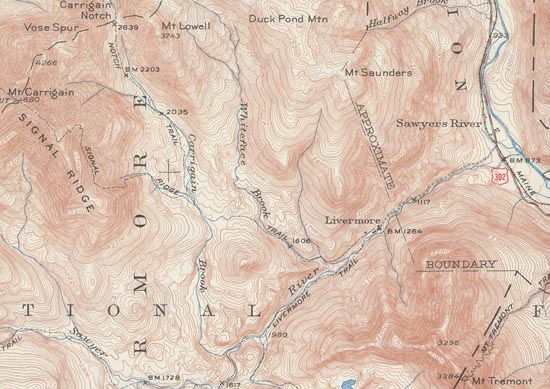 1950 USGS Topographic Map