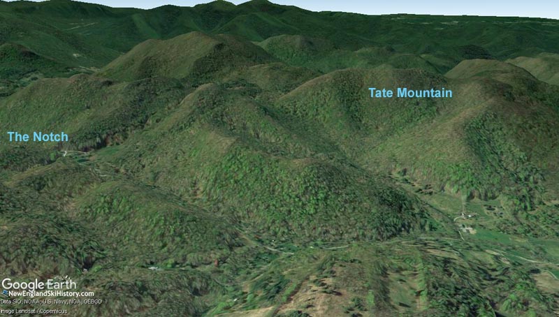 Google Earth Rendering of Tate Mountain