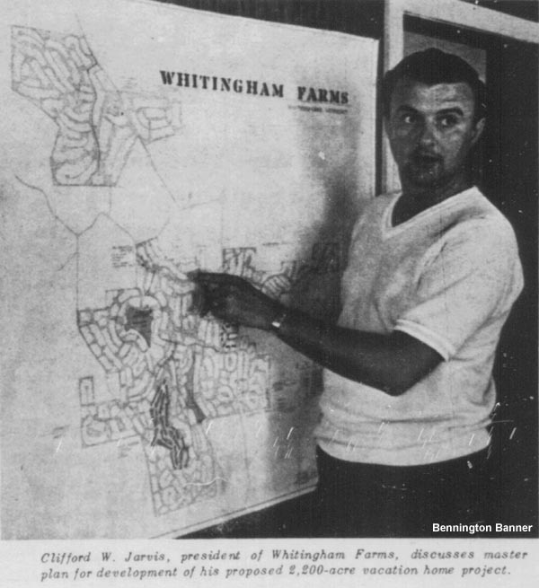 Clifford Jarvis presents the Whitingham Farms proposal in 1968