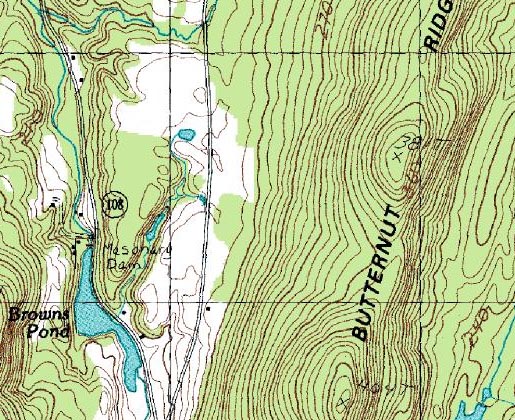 1986 USGS Topographic Map of Wolf's Run