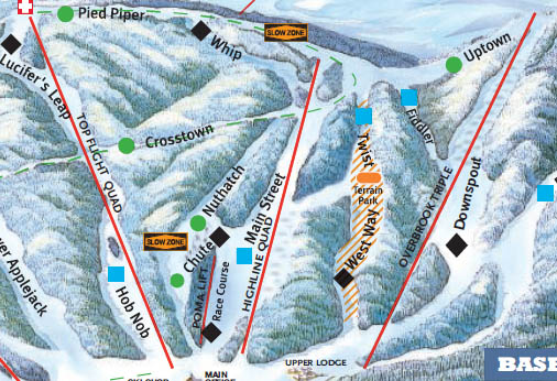 2009 Ski Butternut Trail Map