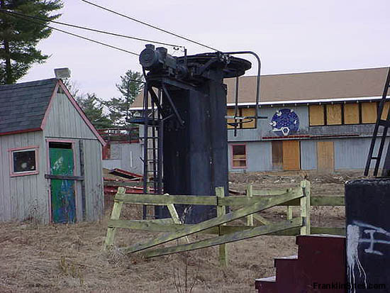 The ski area T-Bar lift in 2002